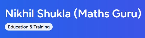 Nikhil Shukla - Maths Zone